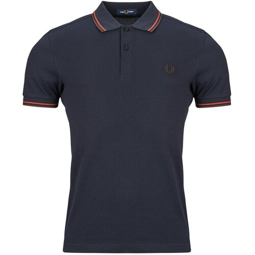 Fred Perry TWIN TIPPED SHIRT Tamno plava Slike