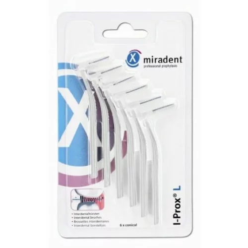  Miradent I-Prox L, medzobne ščetke – bela, fina