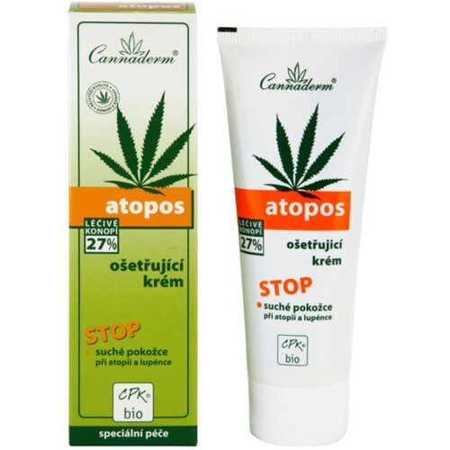 Cannaderm Atopos Treatment Cream krema za njegu za kožu s ekcemom 75 g Slike