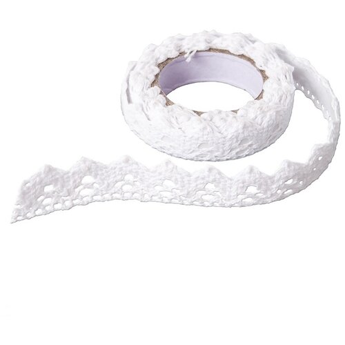  Bombažna samolepilna čipka 1.8 m - White (kreativni pribor) Cene