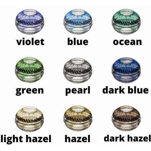 Intervisus color lenses boja tamnog lešnika Slike