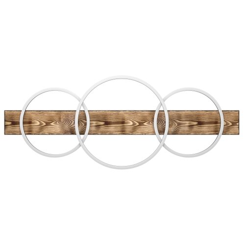 Eglo LED stropna svjetiljka (37,5 W, D x &amp;Scaron; x V: 101 x 40 x 9,5 cm, Drvo-prozirna, Topla bijela) Slike