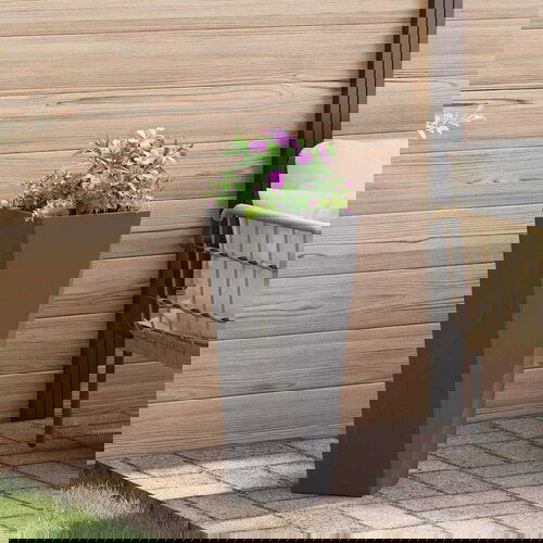 vidaXL Sadilica Crna 30 x 30 x 75 cm Čelik Cijene