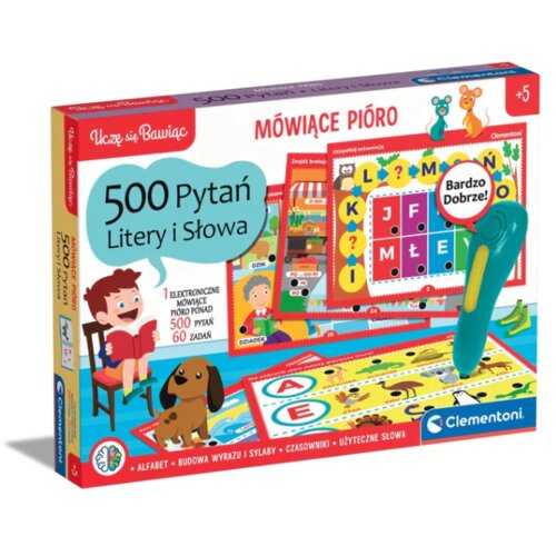  Talking Pen 500 Questions Letters and Words Learn While Having Fun Polish Language Clementoni 50780 Cijene