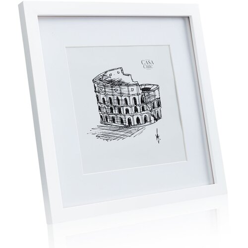 Casa Chic everton, okvir za slike, kvadrat, fotografije 25 x 25 cm, nosač, staklo Slike