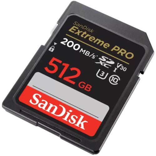 San Disk Extreme PRO 512GB SDXC spominska kartica + 2 years RescuePRO Deluxe do 200MB/s & 140MB/s bra Cene