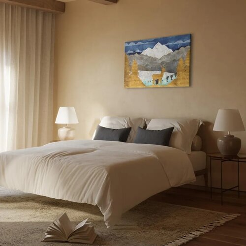  Slika - Golden Land (1 Part) Wide 30x20 Standard Slike