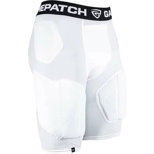 GAMEPATCH kompresijske kratke hlače, oblazinjene, bele