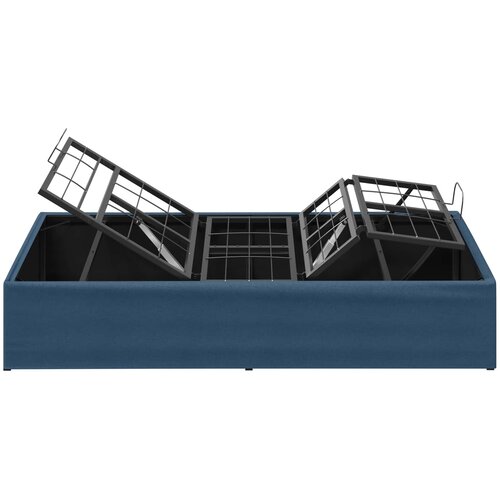  Električni podesivi okvir kreveta Plava 200 x 80 x 33,5 cm Slike