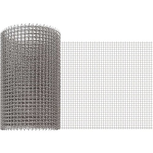VidaXL tkanina 20 x 200 cm 3 Mesh Nehrđajući čelik 201 Srebrna - 20 x 200 cm 3 mreža Slike