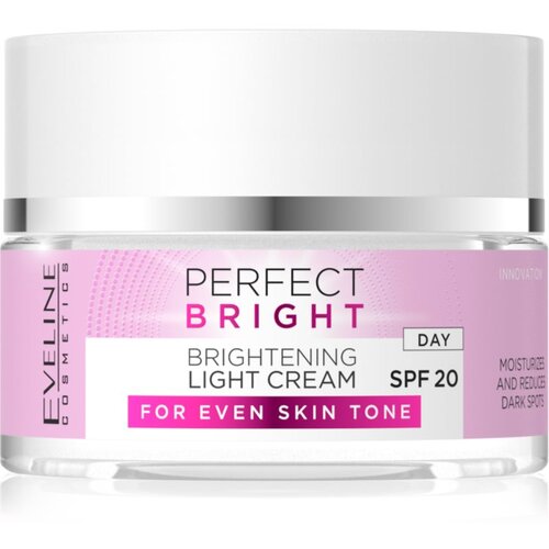Eveline Cosmetics Perfect Bright Brightening Light Cream posvjetljujuća krema SPF 20 50 ml Slike