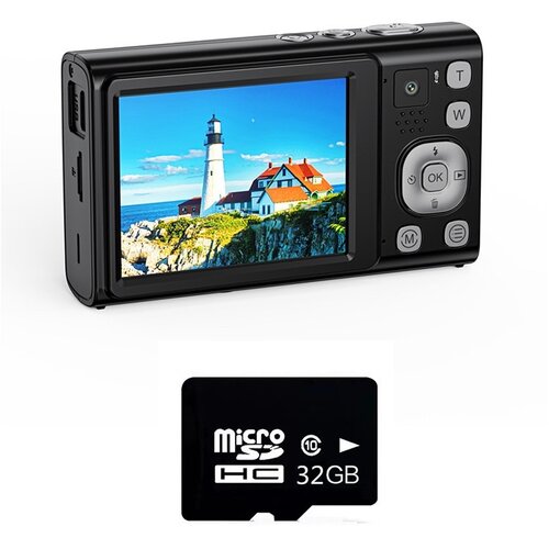 INF 96MP 5K Digitalni Fotoaparat s 6x Optičnim Zoomom, Dvojno Lečo &amp;amp; 32GB TF Kartico, (5000130485) Slike