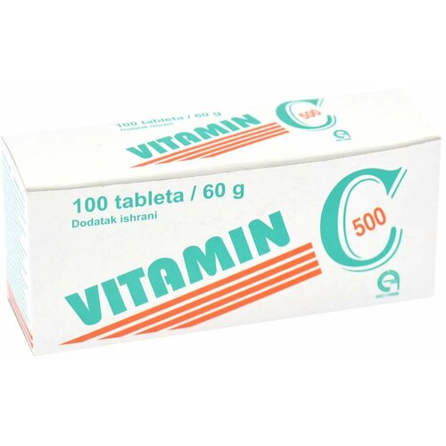 EKOFARM vitamin c 500 mg 100 tableta Slike