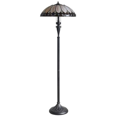  Endon 63972 - Stojeća lampa Tiffany BROOKLYN 2xE27/60W/230V, prečnik 50 cm Slike
