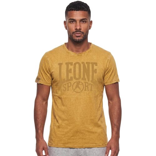 Leone 1947 Majice &amp;amp; Polo majice Man Short Sleeves Old School Rumena Slike