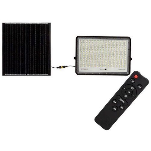 LED Spolja&scaron;nji solarni reflektor LED/30W/3,2V 4000K crna + daljinski upravljač Cene