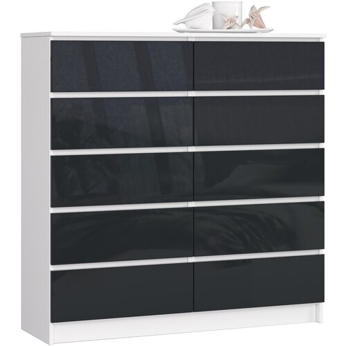 AKORD KOMODA K120 10SZ CLP GRAFITNI GLEDA, (21703182) Cene