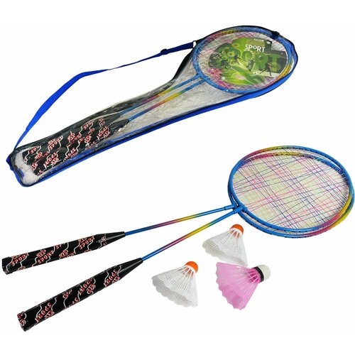 Denis Toys Set za badminton sa 2 reketa i 3 loptice Slike