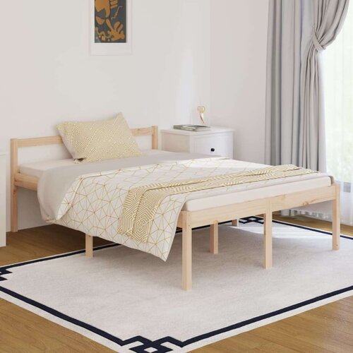  Postelja za starej&amp;scaron;e 140x190 cm trdna borovina, (20647462) Slike