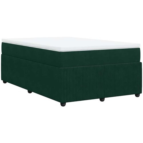 Box spring krevet s madracem tamnozeleni 120x200 cm bar&amp;scaron;unasti Slike
