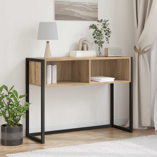 VidaXL Konačna Stolić Umjetnička hrastovina 100 x 36 x 75 cm Slike