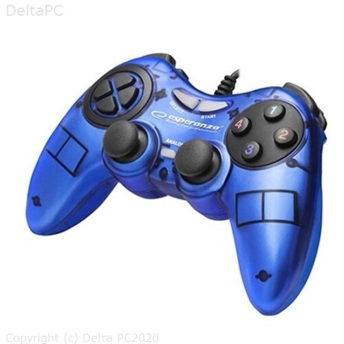 Game pad ESPERANZA FIGHTER vibration PC USB blue EGG105B Cijene