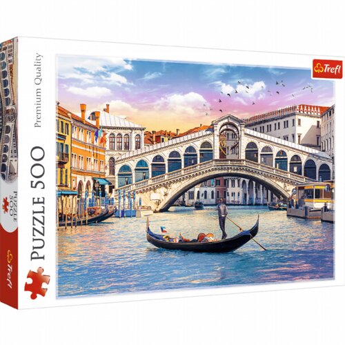 Trefl puzzle 500 delova Venecija/ Rialto most Slike