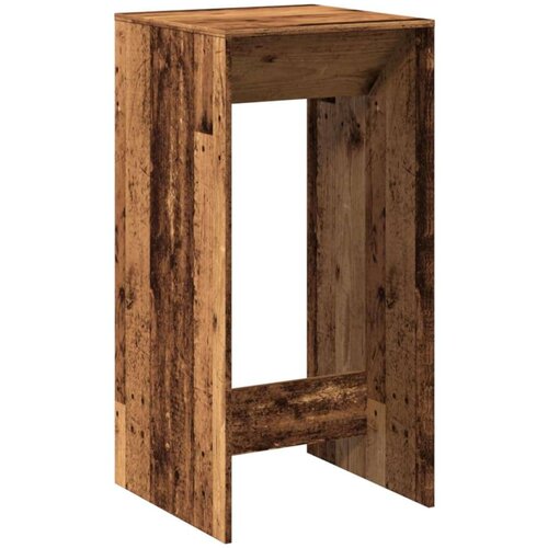 VidaXL Barski stol boja staro drvo 51x50x103,5cm od konstruiranog drva Slike