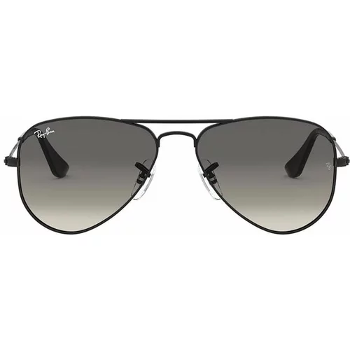 Ray-ban Otroška sončna očala Junior Aviator črna barva, 0RJ9506S