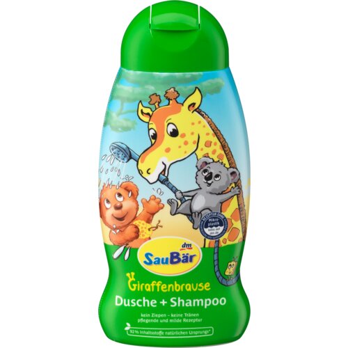SauBär 2u1 dečiji gel za tuširanje i šampon za kosu - žirafa 250 ml Cene