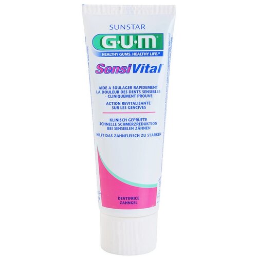 GUM SensiVital pasta za zube za osjetljive zube 75 ml Slike