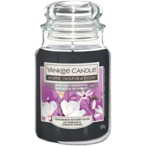 Yankee Candle Home Inspiration sveča v kozarcu Midnight Magnolia - Large Cene