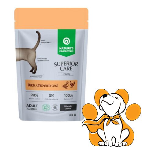 Nature's Protection Nature's Protetcion Cat Urinary Duck & Chicken 85g, Pačetina i Piletina u Sosu Cene