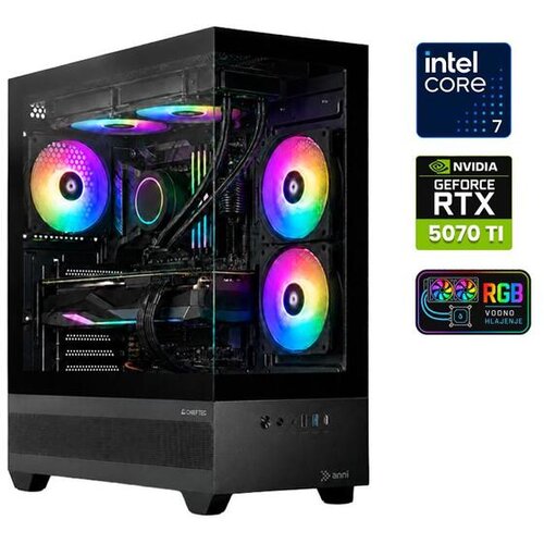 ANNI gaming namizni računalnik Gamer Extreme i7-14700F/32GB/2TB SSD/RTX 5070 Ti Cene