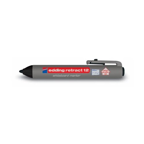 Marker za belu tablu E-12 Retract 1,5-3mm Edding crna 09M12B Cene