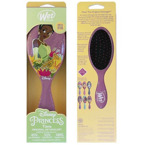 Wet Brush Original Detangler Disney Princess krtača za lase Tiana 1 kos Slike