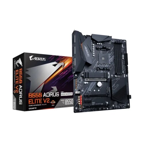 Gigabyte MB B550 AORUS ELITEAM4; 4xDDR4; 2xM.2; 4xSATA;DP,HDMI; 7xUSB; ATX; Cijene