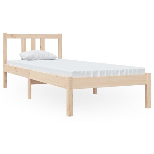 Maison Chic Postelja za odrasle - Posteljni Okvir trden les 75x190 cm, (22081481) Cene