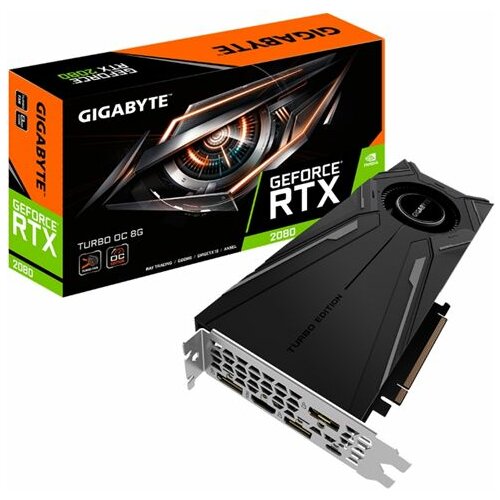 Gigabyte nVidia GeForce RTX 2080 TURBO 8GB 256bit GV-N2080TURBO OC-8GC grafička kartica Slike