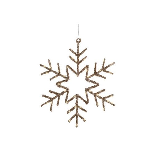  Novogodi&amp;scaron;nja dekoracija - led snowflake 40cm 489386 - gold - kmg ( 044493 ) Slike