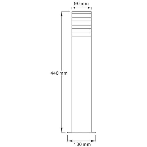  LED RGBW prigu&amp;scaron;iva spolja&amp;scaron;nja lampa TEKSAS 1xE27/12W/230V 44 cm IP44 antracitna Slike
