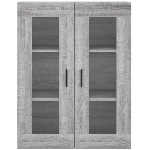  Visoka komoda siva sonome 69,5x34x180 cm od konstruiranog drva Slike