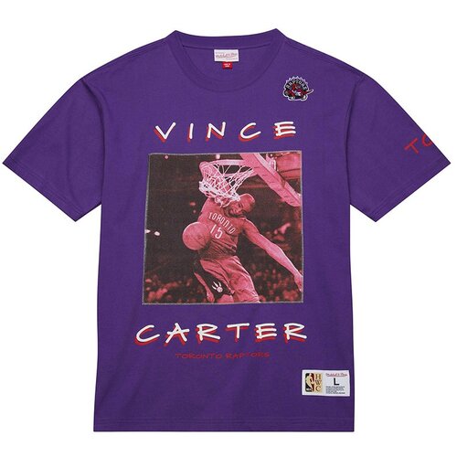 Mitchell And Ness Vince Carter Toronto Raptors Heavyweight Premium Vintage Logo majica Slike