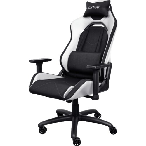 Trust GXT 714W gaming stolica RUYA, crno-bijela, udobna,podesiva, ergonomska, eko materijal Cijene