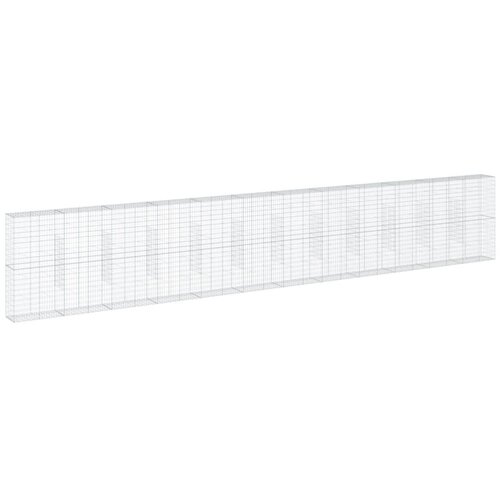  Gabionska ko&amp;scaron;ara s poklopcem 1200x50x200 cm pocinčano željezo Slike