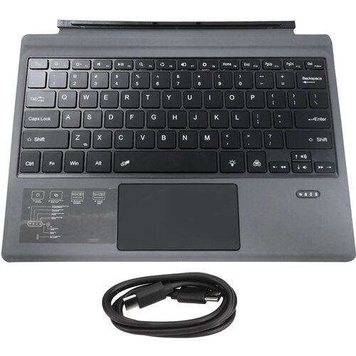 Venisymlis Brezžična tipkovnica Bluetooth za Surface Pro 7 7+ Pro6 Pro5 Pro4 Pro3 s sledilno ploščico Ultratanka tipkovnica z baterijo za polnjenje, (22059783) Cene