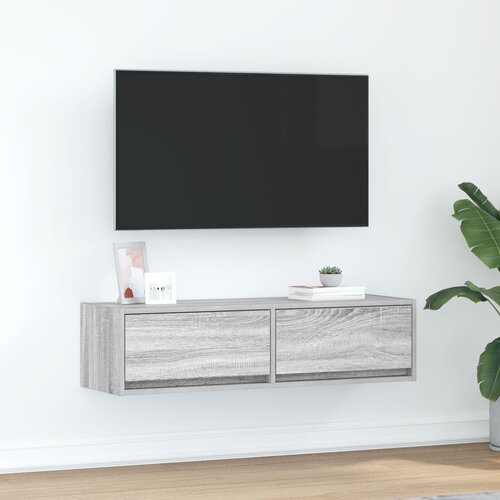 VidaXL TV omarica Siva sonoma Inženirski les 100 x 31 x 25.5 cm Slike