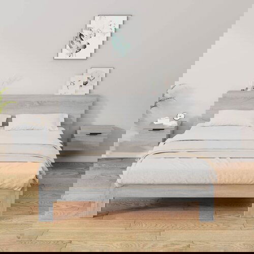 VidaXL zidni noćni ormarići 2 kom boja sivog hrasta sonome 34x30x20 cm Slike