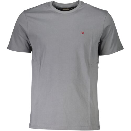 Napapijri MEN&amp;amp;#39;S SHORT SLEEVED T-SHIRT GRAY Slike