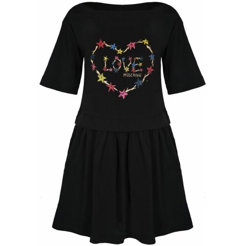 Love Moschino - Crna haljina sa printom morskih zvezda Cene
